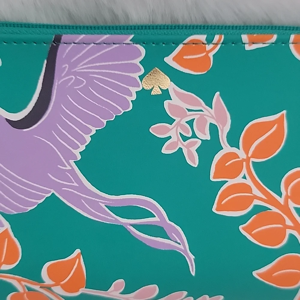 kate spade New York Bird Party Pencil Case